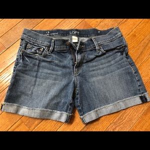 Anne Taylor Loft Denim Shorts